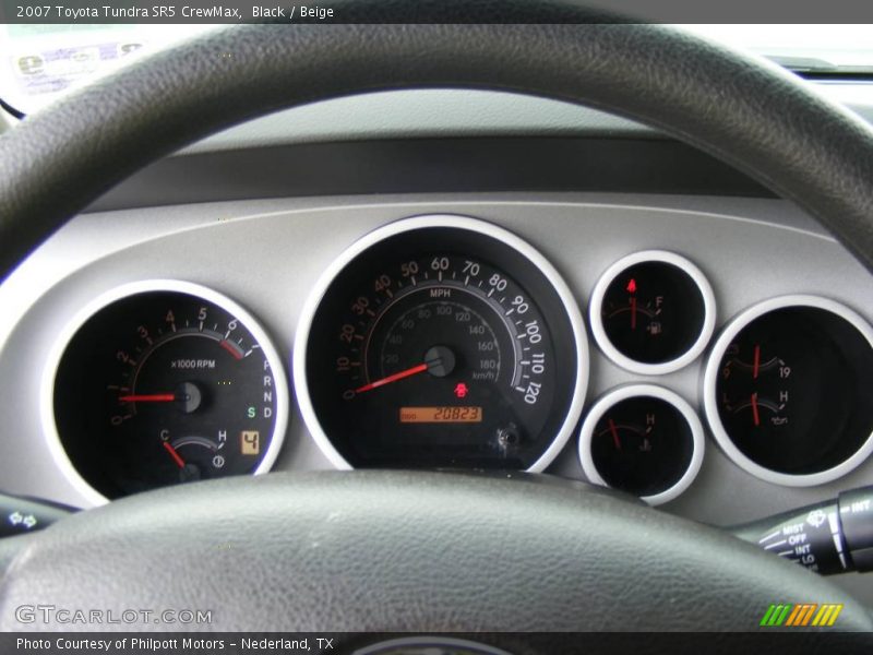 Black / Beige 2007 Toyota Tundra SR5 CrewMax