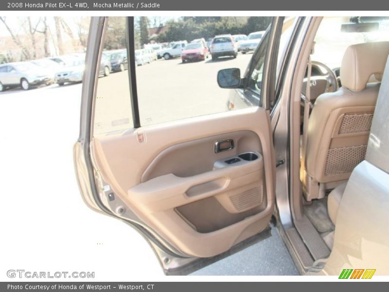 Mocha Metallic / Saddle 2008 Honda Pilot EX-L 4WD