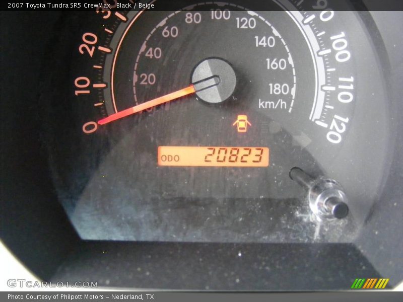 Black / Beige 2007 Toyota Tundra SR5 CrewMax