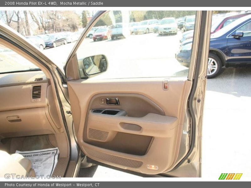 Mocha Metallic / Saddle 2008 Honda Pilot EX-L 4WD