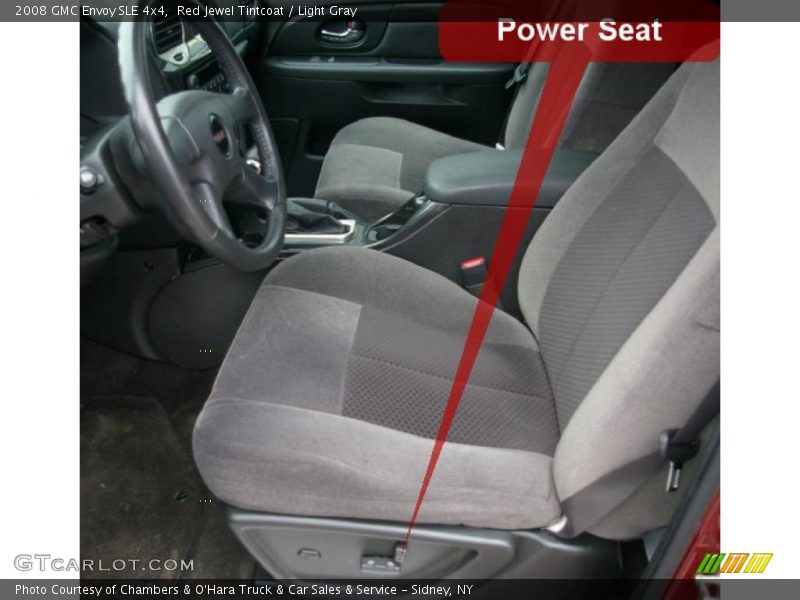 Red Jewel Tintcoat / Light Gray 2008 GMC Envoy SLE 4x4