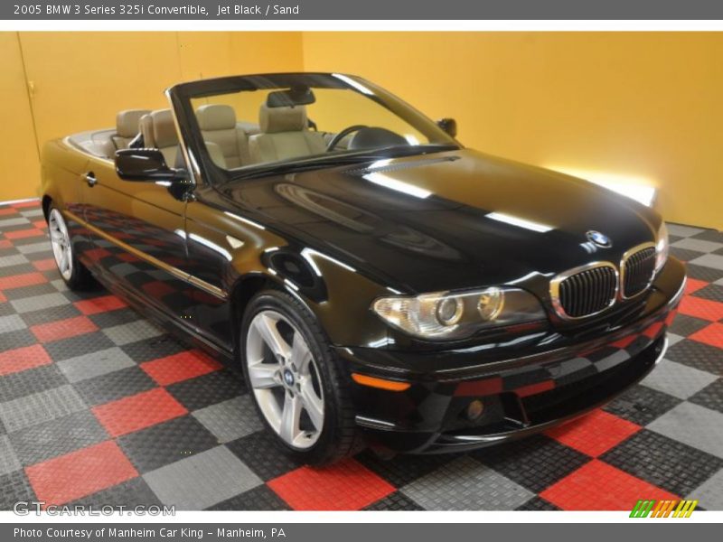 Jet Black / Sand 2005 BMW 3 Series 325i Convertible