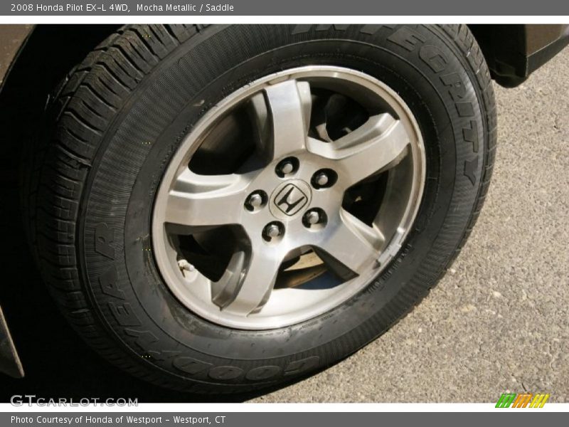 Mocha Metallic / Saddle 2008 Honda Pilot EX-L 4WD