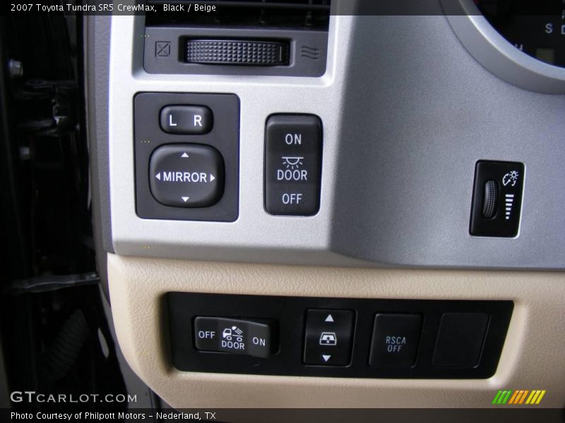 Black / Beige 2007 Toyota Tundra SR5 CrewMax