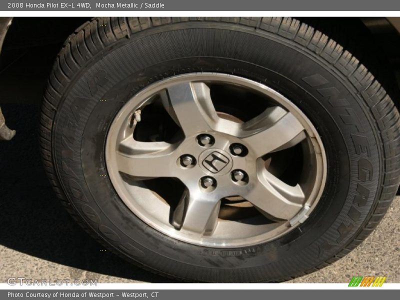 Mocha Metallic / Saddle 2008 Honda Pilot EX-L 4WD