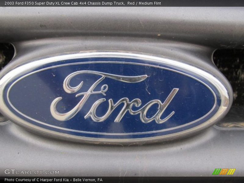  2003 F350 Super Duty XL Crew Cab 4x4 Chassis Dump Truck Logo