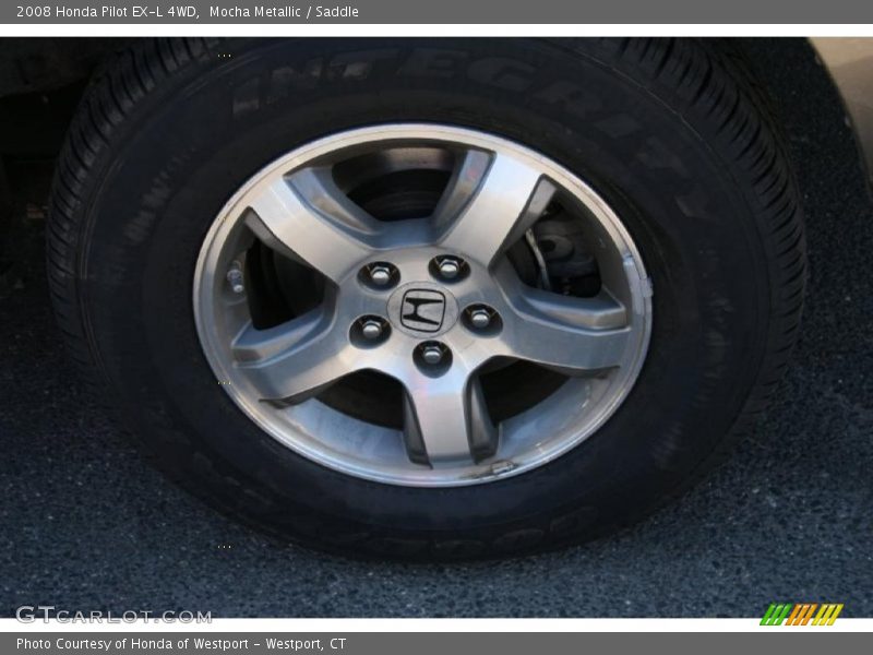 Mocha Metallic / Saddle 2008 Honda Pilot EX-L 4WD