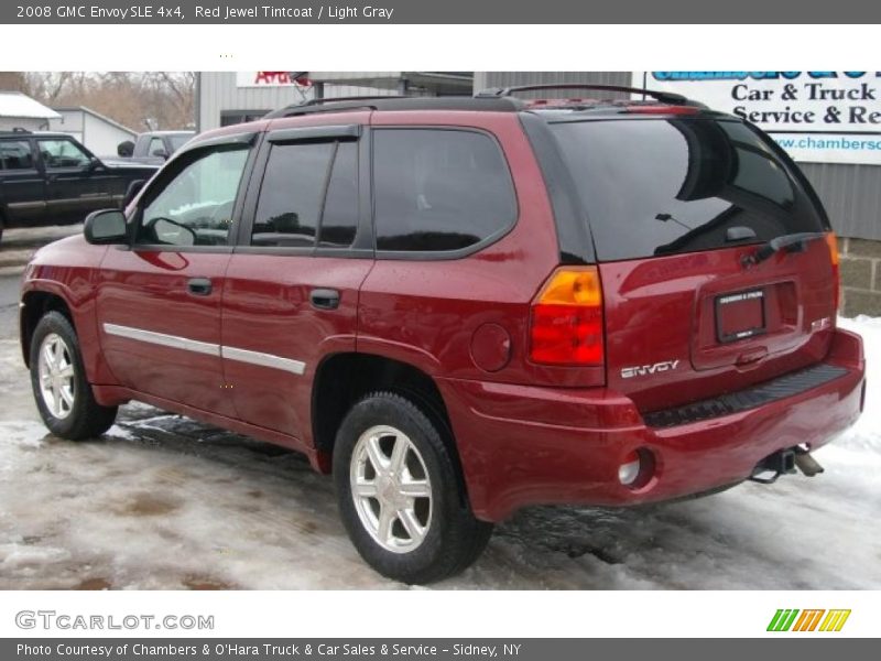 Red Jewel Tintcoat / Light Gray 2008 GMC Envoy SLE 4x4