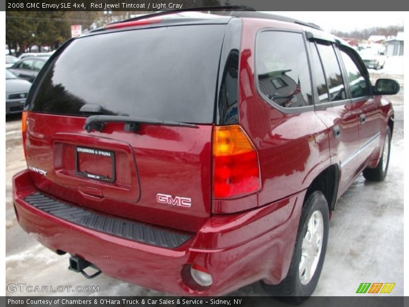 Red Jewel Tintcoat / Light Gray 2008 GMC Envoy SLE 4x4
