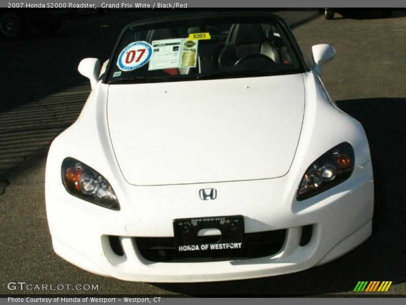 Grand Prix White / Black/Red 2007 Honda S2000 Roadster