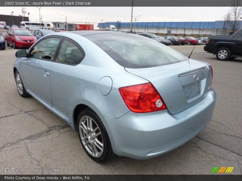 Azure Blue Pearl / Dark Charcoal 2007 Scion tC