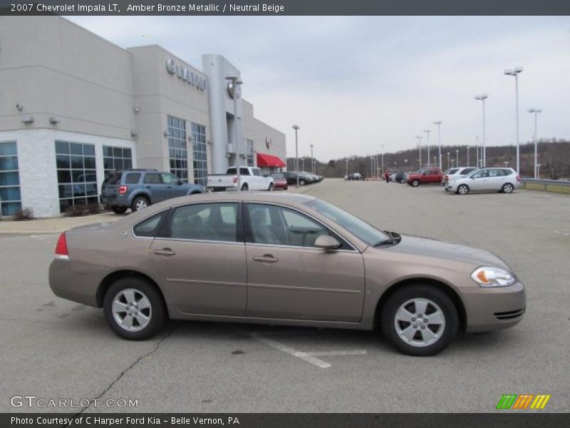 Amber Bronze Metallic / Neutral Beige 2007 Chevrolet Impala LT