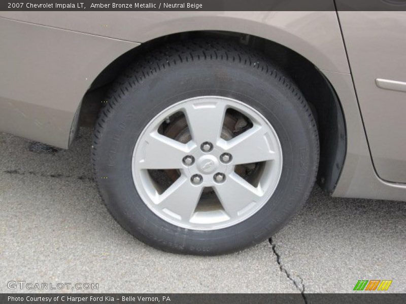 Amber Bronze Metallic / Neutral Beige 2007 Chevrolet Impala LT