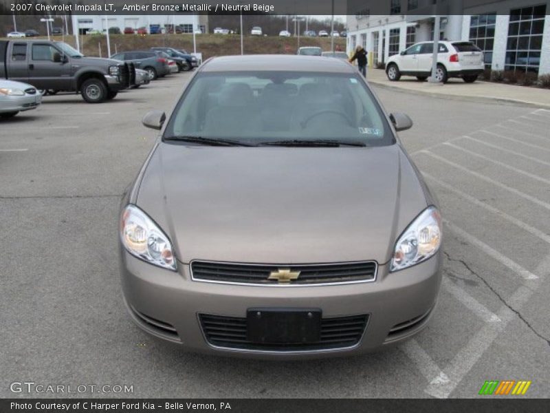 Amber Bronze Metallic / Neutral Beige 2007 Chevrolet Impala LT