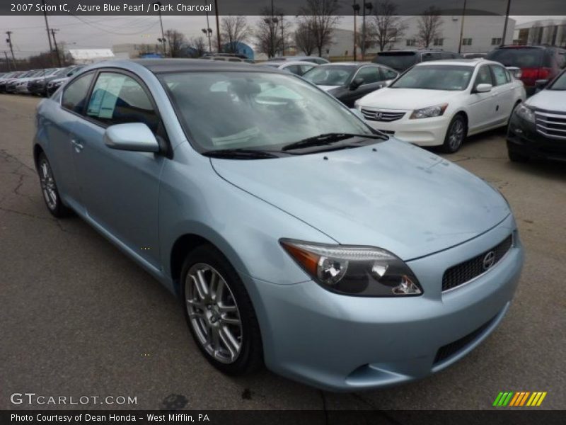 Azure Blue Pearl / Dark Charcoal 2007 Scion tC