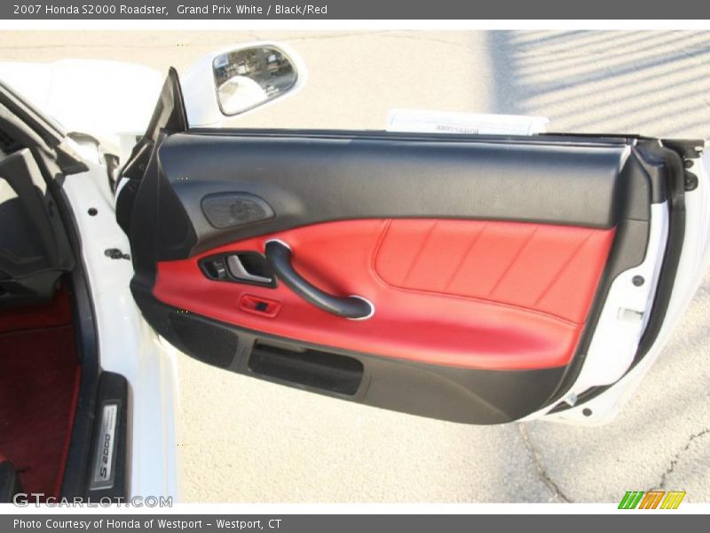 Grand Prix White / Black/Red 2007 Honda S2000 Roadster