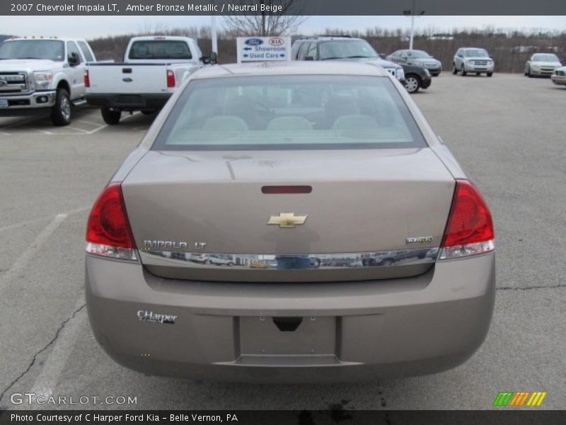 Amber Bronze Metallic / Neutral Beige 2007 Chevrolet Impala LT