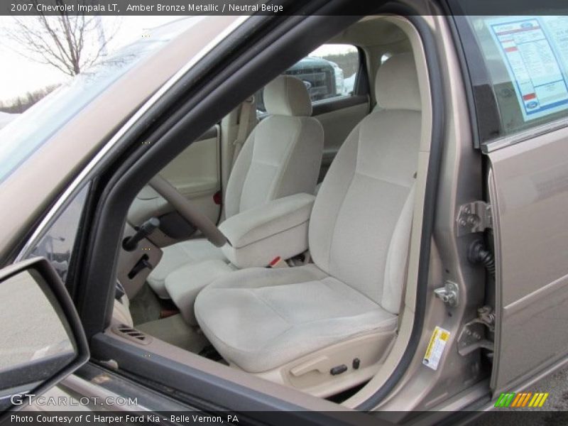 Amber Bronze Metallic / Neutral Beige 2007 Chevrolet Impala LT