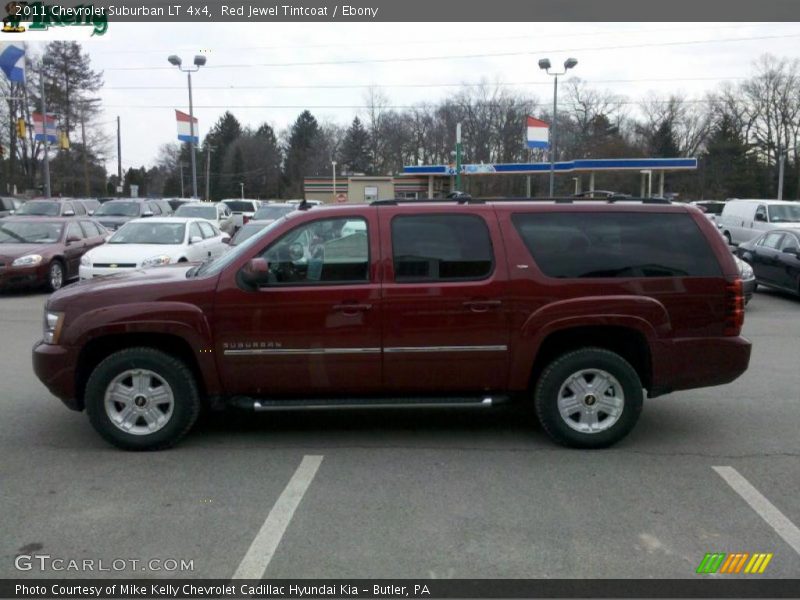 Red Jewel Tintcoat / Ebony 2011 Chevrolet Suburban LT 4x4