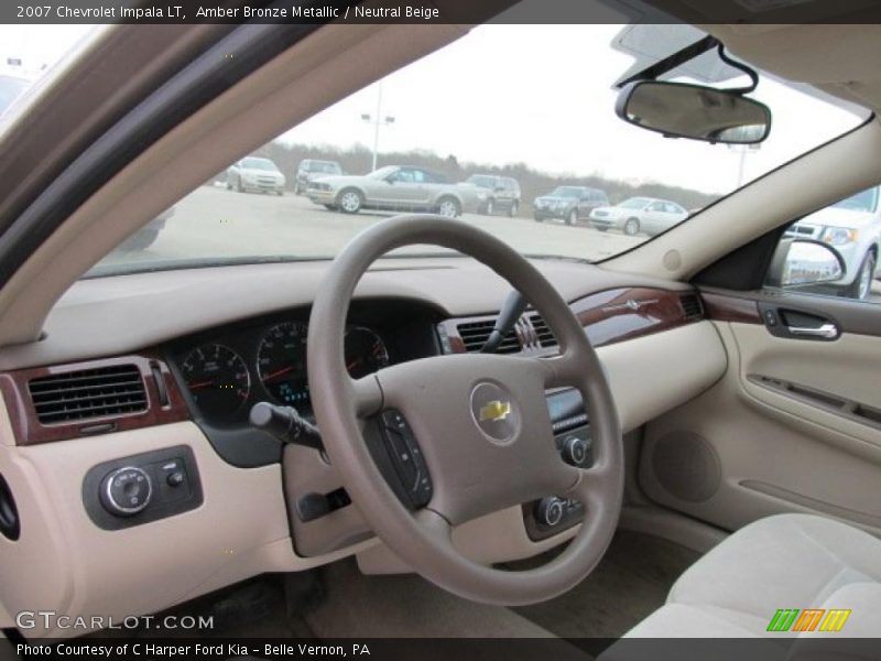 Amber Bronze Metallic / Neutral Beige 2007 Chevrolet Impala LT