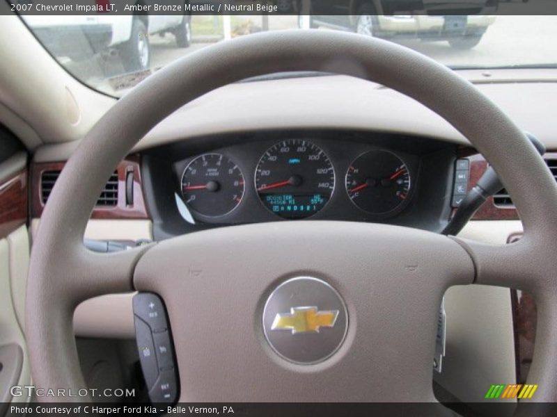 Amber Bronze Metallic / Neutral Beige 2007 Chevrolet Impala LT