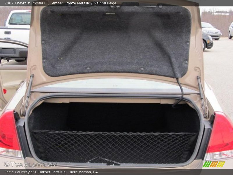 Amber Bronze Metallic / Neutral Beige 2007 Chevrolet Impala LT