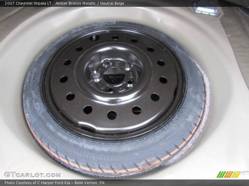 Amber Bronze Metallic / Neutral Beige 2007 Chevrolet Impala LT