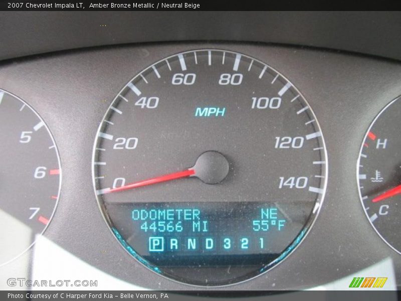 Amber Bronze Metallic / Neutral Beige 2007 Chevrolet Impala LT