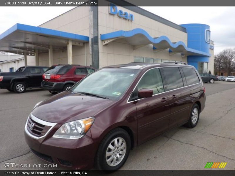 Dark Cherry Pearl / Ivory 2008 Honda Odyssey EX-L