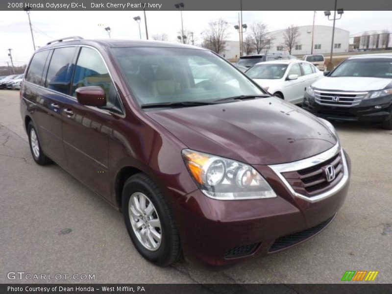 Dark Cherry Pearl / Ivory 2008 Honda Odyssey EX-L