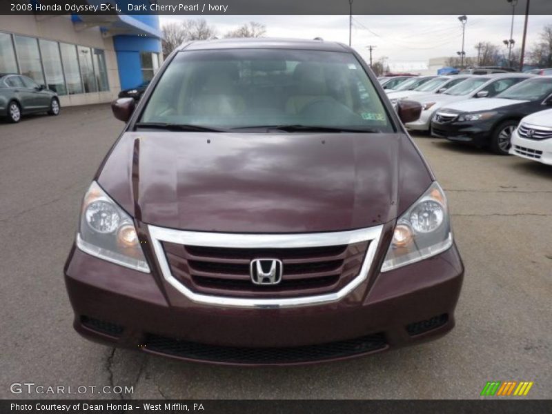 Dark Cherry Pearl / Ivory 2008 Honda Odyssey EX-L