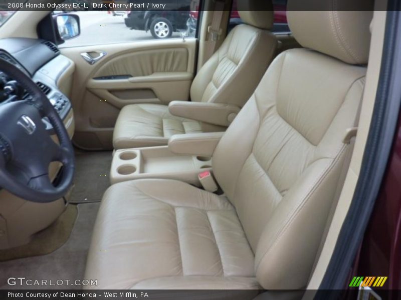Dark Cherry Pearl / Ivory 2008 Honda Odyssey EX-L