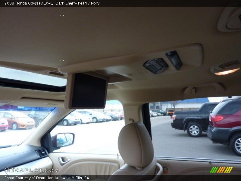 Dark Cherry Pearl / Ivory 2008 Honda Odyssey EX-L