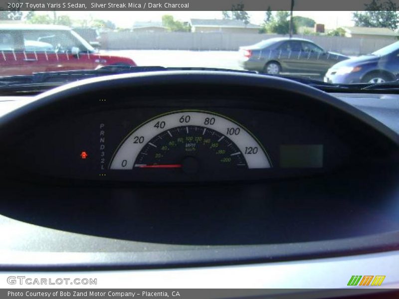 Silver Streak Mica / Dark Charcoal 2007 Toyota Yaris S Sedan