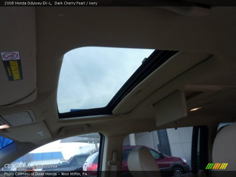 Dark Cherry Pearl / Ivory 2008 Honda Odyssey EX-L