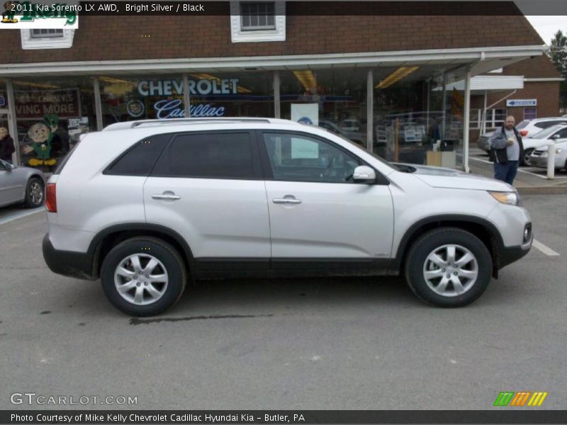 Bright Silver / Black 2011 Kia Sorento LX AWD