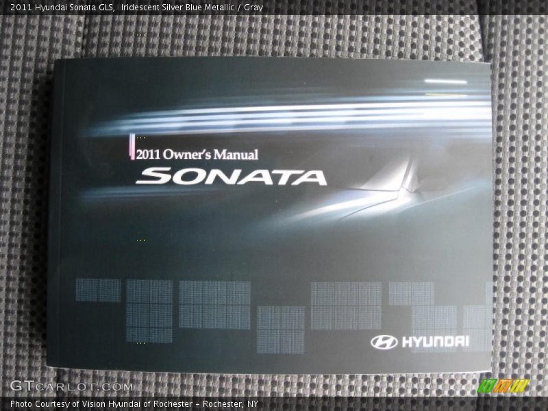 Iridescent Silver Blue Metallic / Gray 2011 Hyundai Sonata GLS