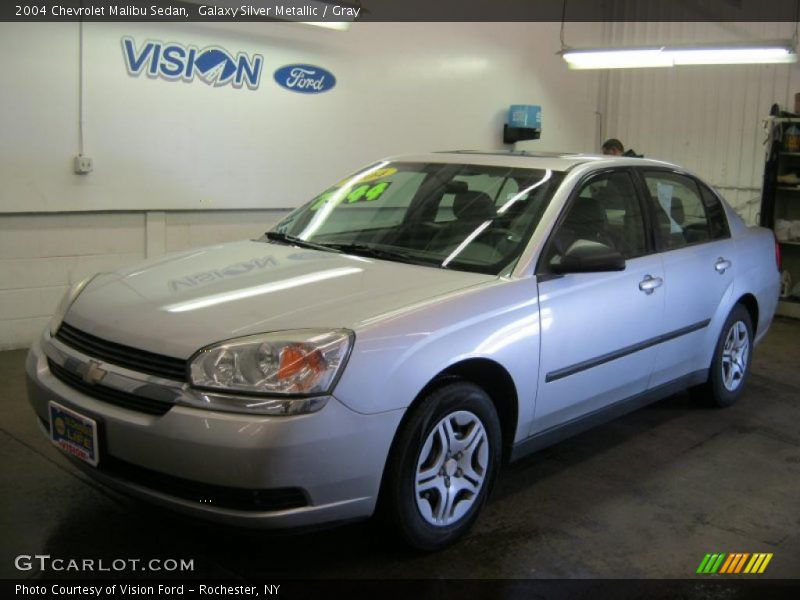 Galaxy Silver Metallic / Gray 2004 Chevrolet Malibu Sedan