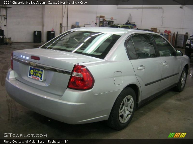 Galaxy Silver Metallic / Gray 2004 Chevrolet Malibu Sedan