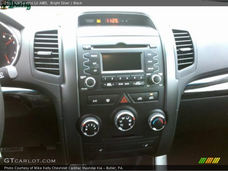 Bright Silver / Black 2011 Kia Sorento LX AWD