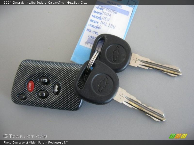 Galaxy Silver Metallic / Gray 2004 Chevrolet Malibu Sedan