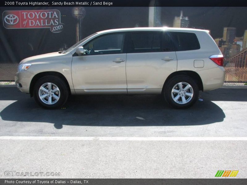 Sandy Beach Metallic / Sand Beige 2008 Toyota Highlander