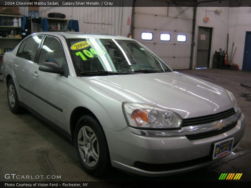 Galaxy Silver Metallic / Gray 2004 Chevrolet Malibu Sedan