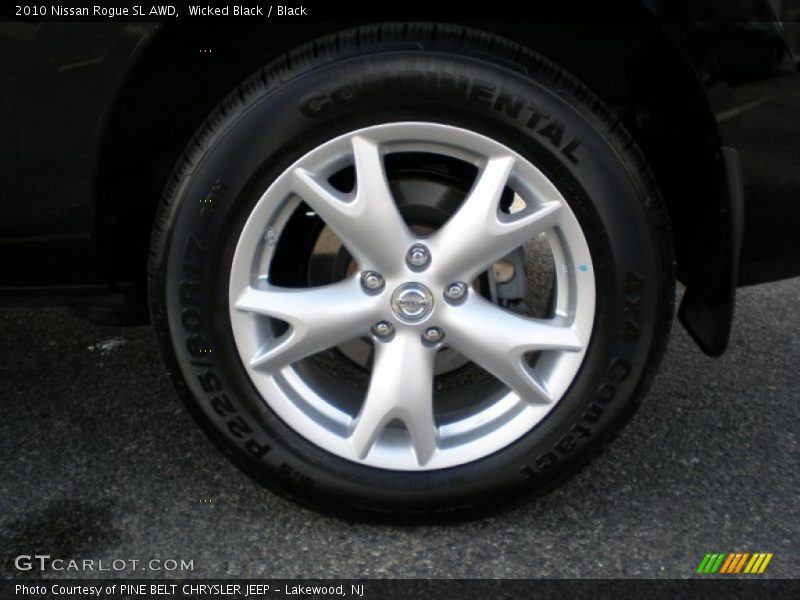 Wicked Black / Black 2010 Nissan Rogue SL AWD