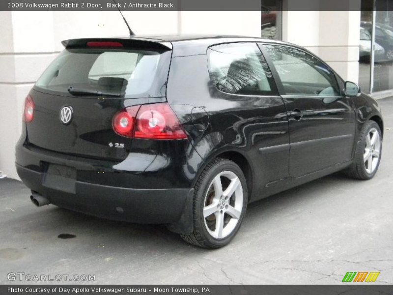 Black / Anthracite Black 2008 Volkswagen Rabbit 2 Door