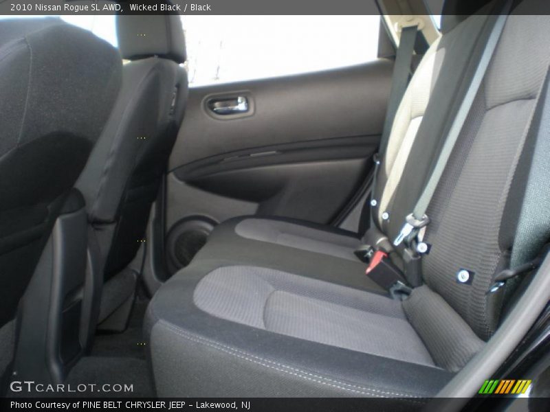 Wicked Black / Black 2010 Nissan Rogue SL AWD