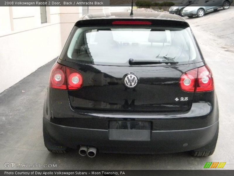 Black / Anthracite Black 2008 Volkswagen Rabbit 2 Door