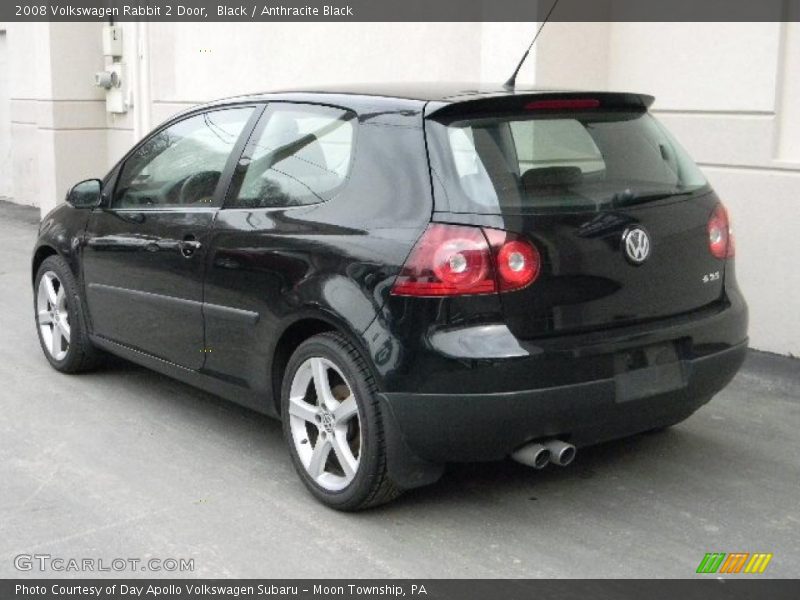 Black / Anthracite Black 2008 Volkswagen Rabbit 2 Door