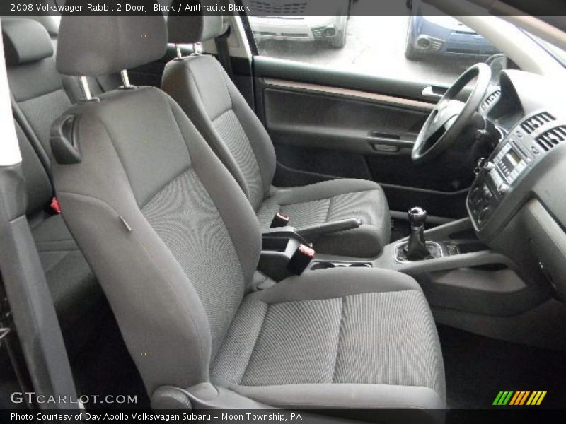 Black / Anthracite Black 2008 Volkswagen Rabbit 2 Door