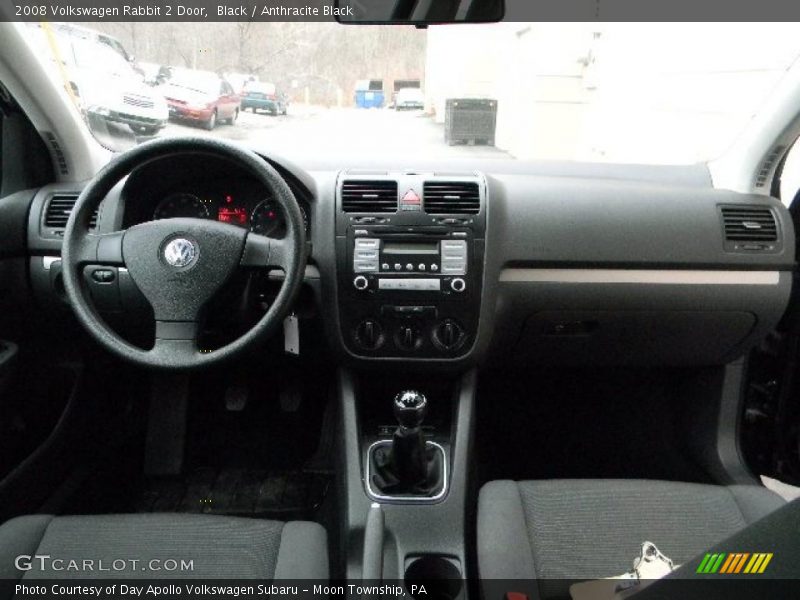 Black / Anthracite Black 2008 Volkswagen Rabbit 2 Door